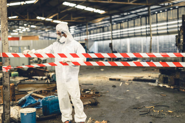 Professional Biohazard technician working in Loma Mar, CA